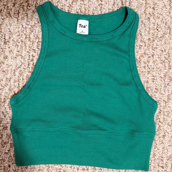 TNA Ribbed Cropped Tank Top - Picture 1 of 1